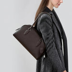 Sac bowling femme en cuir de vachette grainé - Vignette | Sacs pour tous