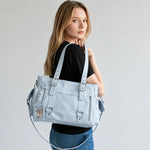 Sac cabas bleu – Bandoulière amovible - Vignette | Sacs pour tous