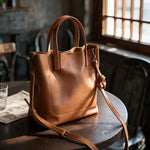 Sac cabas femme en cuir de vachette - Vignette | Sacs pour tous