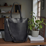 Sac cabas cuir pleine fleur femme grande capacité - Vignette | Sacs pour tous