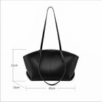 Sac cabas femme en cuir véritable – élégant et spacieux - Vignette | Sacs pour tous