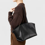 Sac cabas femme en cuir véritable – élégant et spacieux - Vignette | Sacs pour tous