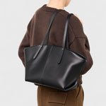 Sac cabas femme en cuir véritable – élégant et spacieux - Vignette | Sacs pour tous