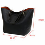 Sac cabas femme porté épaule cuir végétalien - Vignette | Sacs pour tous