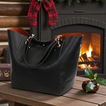 Sac cabas femme porté épaule cuir végétalien - Vignette | Sacs pour tous