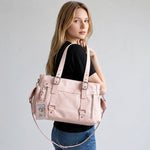 Sac cabas rose – Bandoulière amovible - Vignette | Sacs pour tous