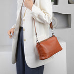 Sac à bandoulière femme cuir véritable compact - Vignette | Sacs pour tous