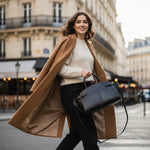Sac cabas en cuir femme – élégant, structuré et porté bandoulière - Vignette | Sacs pour tous