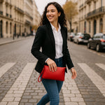 Sac à Bandoulière Femme en Cuir Véritable – Léger, Élégant, Multipoches - Vignette | Sacs pour tous