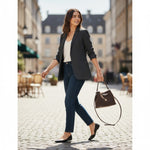 Sac à bandoulière en cuir suédé véritable pour femme - Vignette | Sacs pour tous