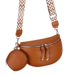 Sac de poitrine femme en cuir souple – bandoulière tendance et pratique - Vignette | Sacs pour tous
