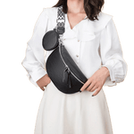 Sac de poitrine femme en cuir souple – bandoulière tendance et pratique - Vignette | Sacs pour tous