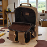 Sac à dos en cuir de vachette pour homme – Élégance vintage et robustesse - Vignette | Sacs pour tous