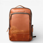 Sac à dos cuir véritable 15,6 pouces – Vintage & professionnel - Vignette | Sacs pour tous