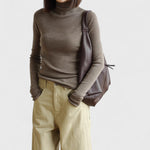 Sac épaule femme en cuir marron – souple et spacieux - Vignette | Sacs pour tous