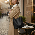 Sac porté épaule cuir femme – Grand format pratique et raffiné - Vignette | Sacs pour tous