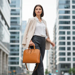 Sac ordinateur femme cuir – format fin et élégant - Vignette | Sacs pour tous