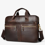 Sac ordinateur homme en cuir véritable – Élégance et robustesse pro - Vignette | Sacs pour tous