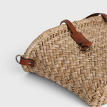 Sac à main paille tressée bohème – Élégant & naturel - Vignette | Sacs pour tous