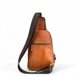 Sac poitrine en cuir véritable pour homme – style vintage et compact - Vignette | Sacs pour tous
