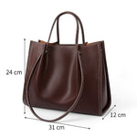 Sac porté épaule femme cuir véritable – 4 anses articulées - Vignette | Sacs pour tous