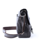 Sac à bandoulière en cuir noir mixte – élégance et solidité au quotidien - Vignette | Sacs pour tous