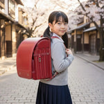 Sac Randoseru rouge GPS – Cartable japonais rigide et élégant - Vignette | Sacs pour tous