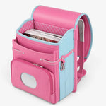 Sac Randoseru rose et bleu ciel – Cartable japonais rigide - Vignette | Sacs pour tous