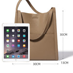 Sac cabas femme en cuir véritable – Élégance et fonctionnalité - Vignette | Sacs pour tous