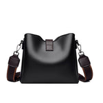 Sac seau femme en cuir PU ciré – chic et grande capacité - Vignette | Sacs pour tous