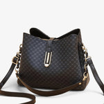 Sac seau femme en simili cuir à motifs – Élégant et pratique - Vignette | Sacs pour tous