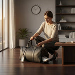 Sac de voyage en cuir véritable – petit format élégant et robuste - Vignette | Sacs pour tous