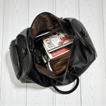 Sac de voyage en cuir véritable – petit format élégant et robuste - Vignette | Sacs pour tous