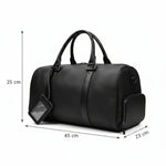 Sac de voyage en cuir véritable – petit format élégant et robuste - Vignette | Sacs pour tous