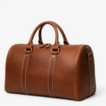 Sac de voyage en cuir véritable – Format compact élégant et pratique - Vignette | Sacs pour tous