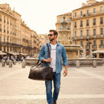 Sac de voyage homme en cuir véritable – Style vintage & grande capacité - Vignette | Sacs pour tous
