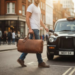 Sac de voyage homme en cuir véritable – Style vintage & grande capacité - Vignette | Sacs pour tous