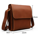 Sacoche en cuir à rabat pour homme – style vintage - Vignette | Sacs pour tous