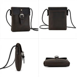 Pochette à Bandoulière Vintage en Cuir pour Hommes - Vignette | Sacs pour tous
