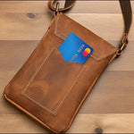 Sac bandoulière homme cuir véritable – Compact, rétro et pratique - Vignette | Sacs pour tous