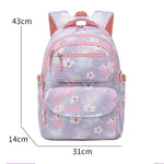 Sac à dos scolaire fille ergonomique avec trousse et lunch box - Vignette | Sacs pour tous