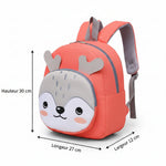 Sac à dos faon rose pour maternelle - Vignette | Sacs pour tous
