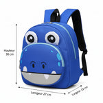 Sac à dos hippopotame bleu pour maternelle - Vignette | Sacs pour tous