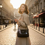 Sac bandoulière femme en cuir de vachette à grande ouverture - Vignette | Sacs pour tous