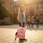 Sac à dos ergonomique fille rose primaire imperméable - Vignette | Sacs pour tous