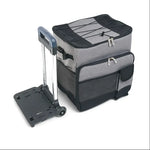 Glacière isotherme à roulettes – 35 L en tissu Oxford gris - Vignette | Sacs pour tous