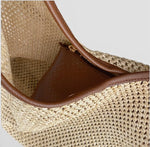 Sac cabas paille femme beige – grand format épaule - Vignette | Sacs pour tous