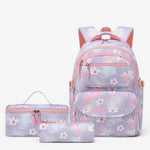 Sac à dos scolaire fille ergonomique avec trousse et lunch box - Vignette | Sacs pour tous