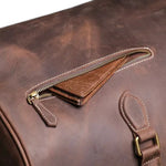 Sac de voyage en cuir de vachette pleine fleur vintage - Vignette | Sacs pour tous