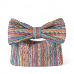 Pochette en paille tressée avec nœud – Élégance estivale au format mini - Vignette | Sacs pour tous